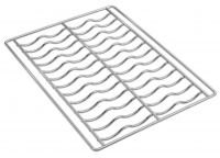 Комплект хромированных волнообразных решеток для багеттов Smeg 600х400мм 4 шт