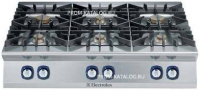Плита 6 конфорочн.900сер Electrolux E9GCGL6C00391011