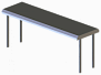 Настольная полка Optima Shelf 083/1 одноярусная