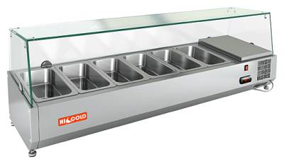 Витрина холодильная HICOLD VRX 1400