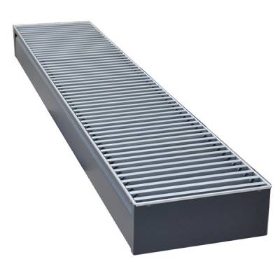 Внутрипольный конвектор длиной 1,6 м - 2 м КЗТО Бриз 200x80x2000