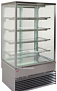 Витрина кондитерская охлаждаемая Unis Georgia Square High 1000 cold, inox 